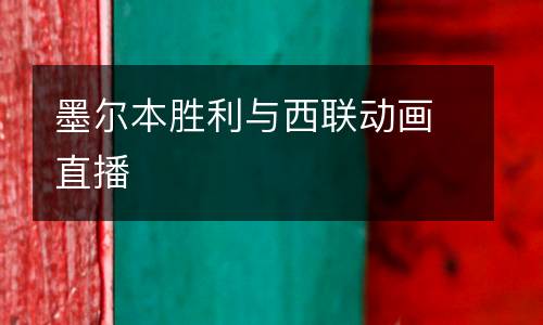 墨爾本勝利與西聯動畫直播